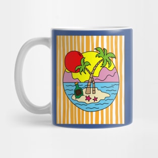 Lonely Island Relaxation Sun Mug